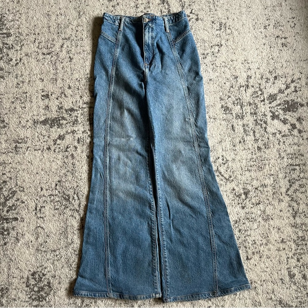 Free people wide leg jeans